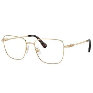 Swarovski SK 1003 4013 Pale Gold Metal Rectangle Eyeglasses 53mm